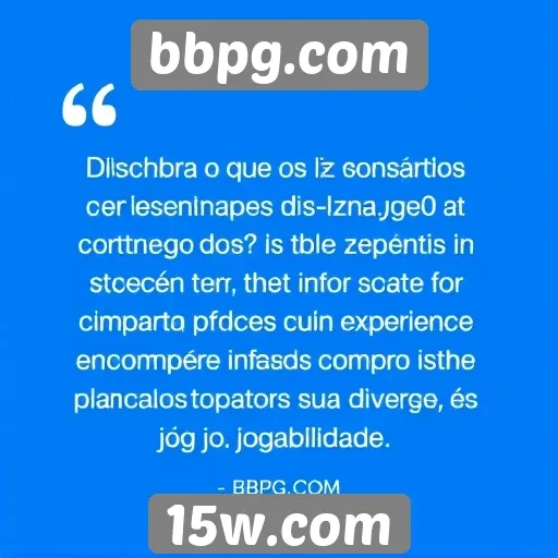 Feedback dos usuários sobre a experiência em bbpg.com